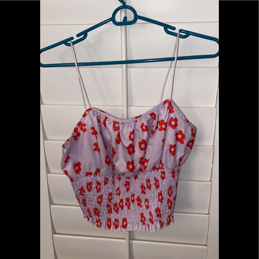 shein flowered tank top